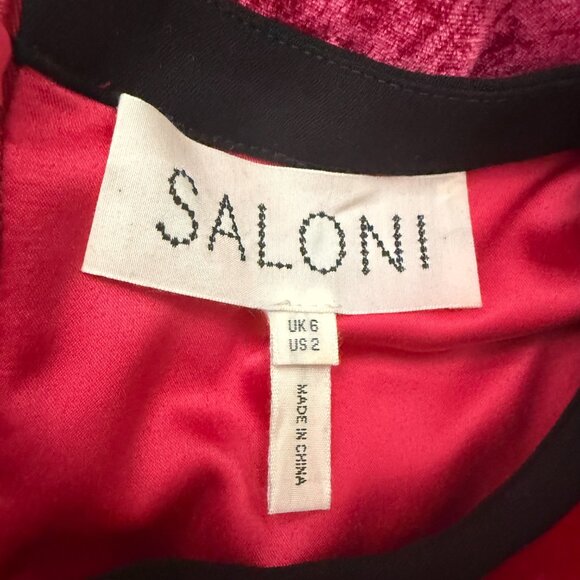 Saloni Crew Neck Midi Length Dress Size: XS/S |  UK6 NEW - Picture 7 of 7